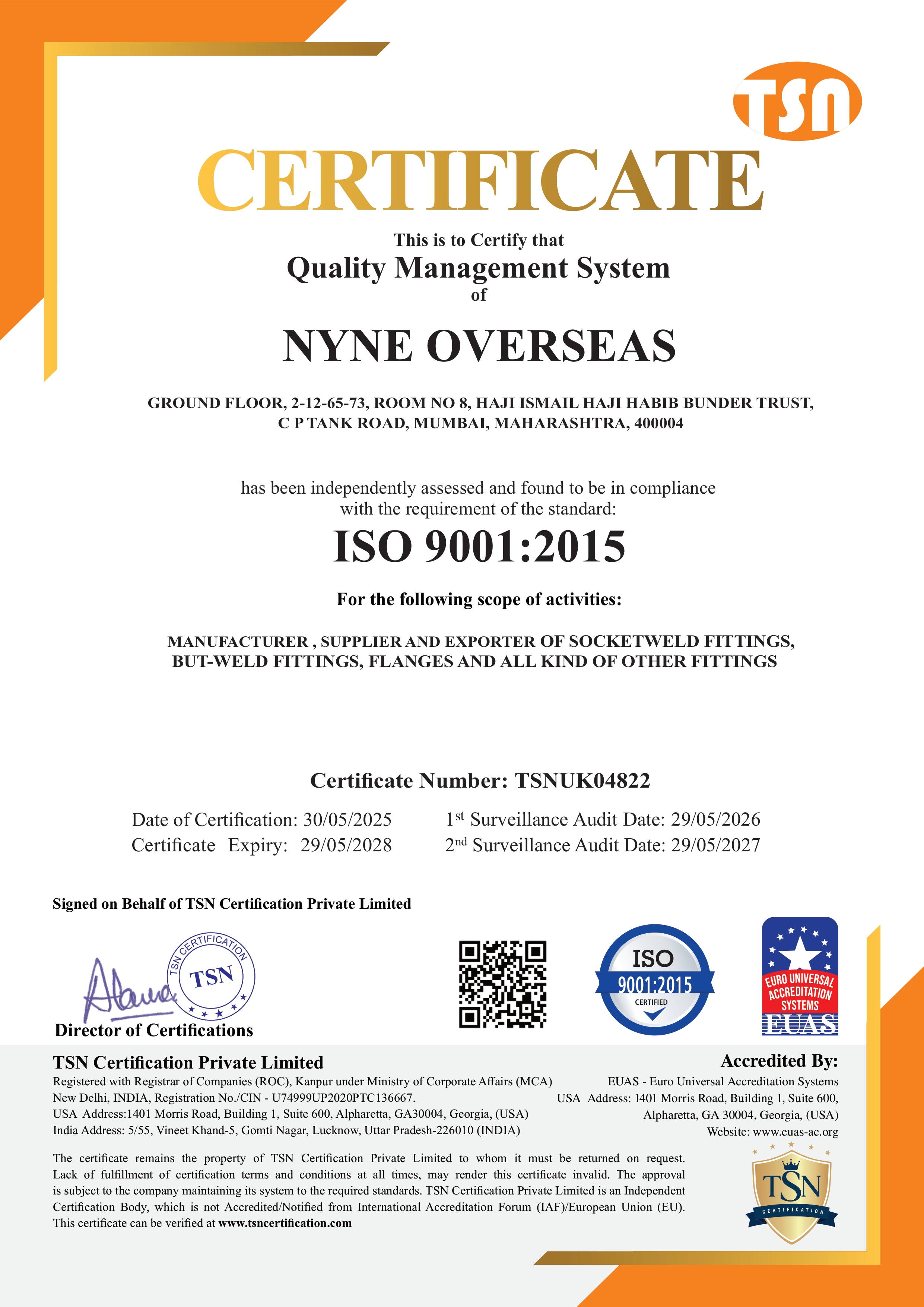 ISO 9001 : 2015